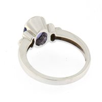 Padova - Via Guizza, 238 - Anello Soranzo Gioielli Donna Pietre Preziose in Oro bianco Tanzanite 1.78 Ct NP10185582-14 - NP10185582-14